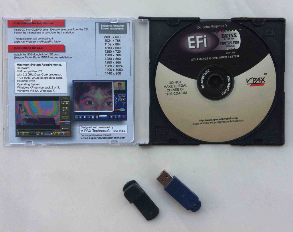 EFI Software with USB dongle